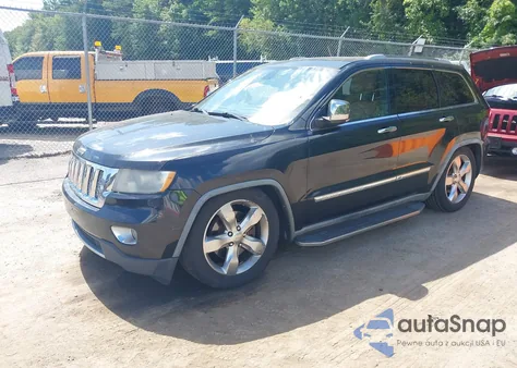 2012 Jeep Grand Cherokee Overland z USA, uszkodzony, nr VIN 1C4RJFCT4CC192264